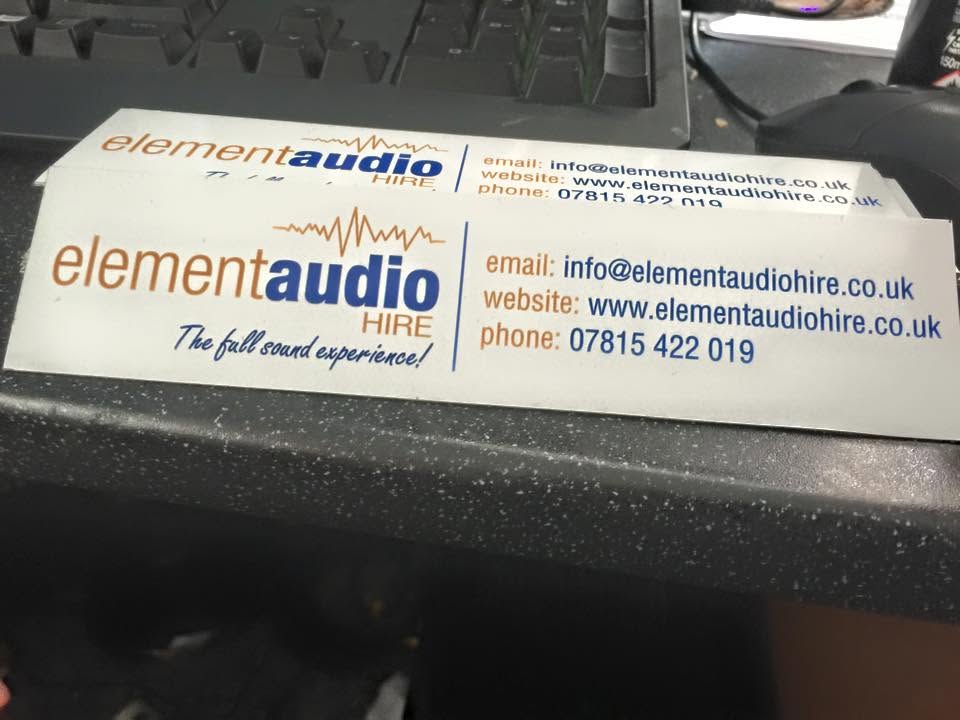 Original Element Audio Hire branding